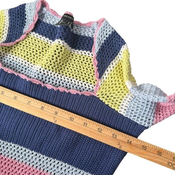 Through Crochet Short Dress - Picture 6 of 9